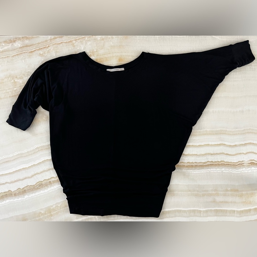 41 Hawthorn Black Batwing Dolman Sleeve Top Modal Blend Size M Stitch Fix